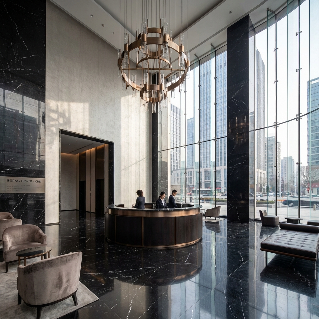 Beijing CBD Office Lobby
